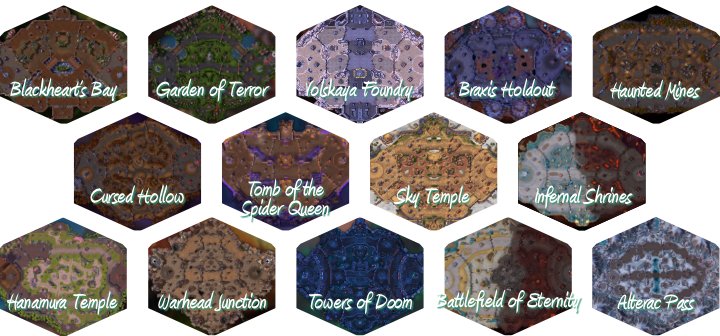 Heroes of the Storm All Battlegrounds