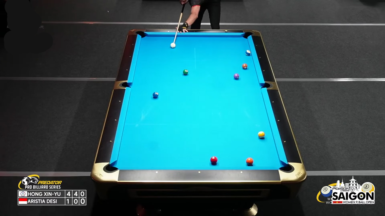 Billiards in progress