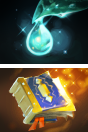Icons for Infused Raindrop and Tome of Experience